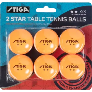 2-Star Table Tennis Balls (6 Pack)