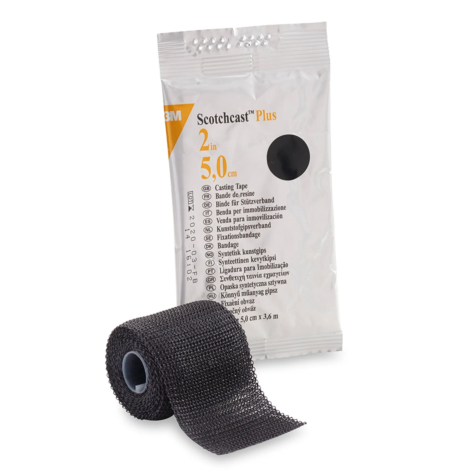 3M™ Scotchcast™ Plus Black Cast Tape, 2 Inch x 4 Yard, 1 Each