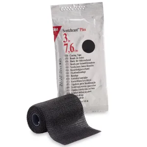 3M™ Scotchcast™ Plus Black Cast Tape, 3 Inch x 4 Yard, 1 Each