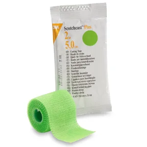 3M™ Scotchcast™ Plus Bright Green Cast Tape, 2 Inch x 4 Yard, 1 Each