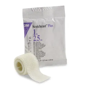 3M™ Scotchcast™ Plus Cast Tape, White, 1 Inch x 2 Yard, 1 Box of 10