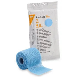 3M™ Scotchcast™ Plus Light Blue Cast Tape, 2 Inch x 4 Yard, 1 Case of 10