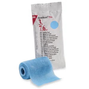 3M™ Scotchcast™ Plus Light Blue Cast Tape, 3 Inch x 4 Yard, 1 Case of 10