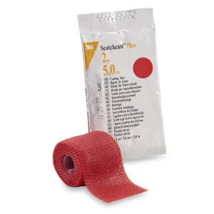 3M™ Scotchcast™ Plus Red Cast Tape, 2 Inch x 4 Yard, 1 Case of 10