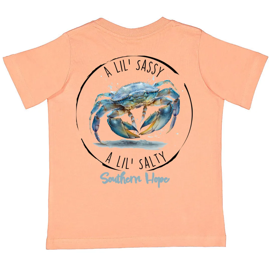 A Lil’ Salty Short Sleeve Girls Tee (D)