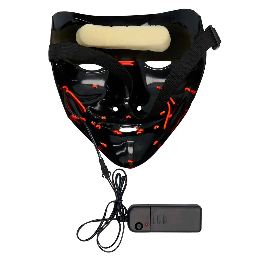 Adult Red Led Killer Smile Mask