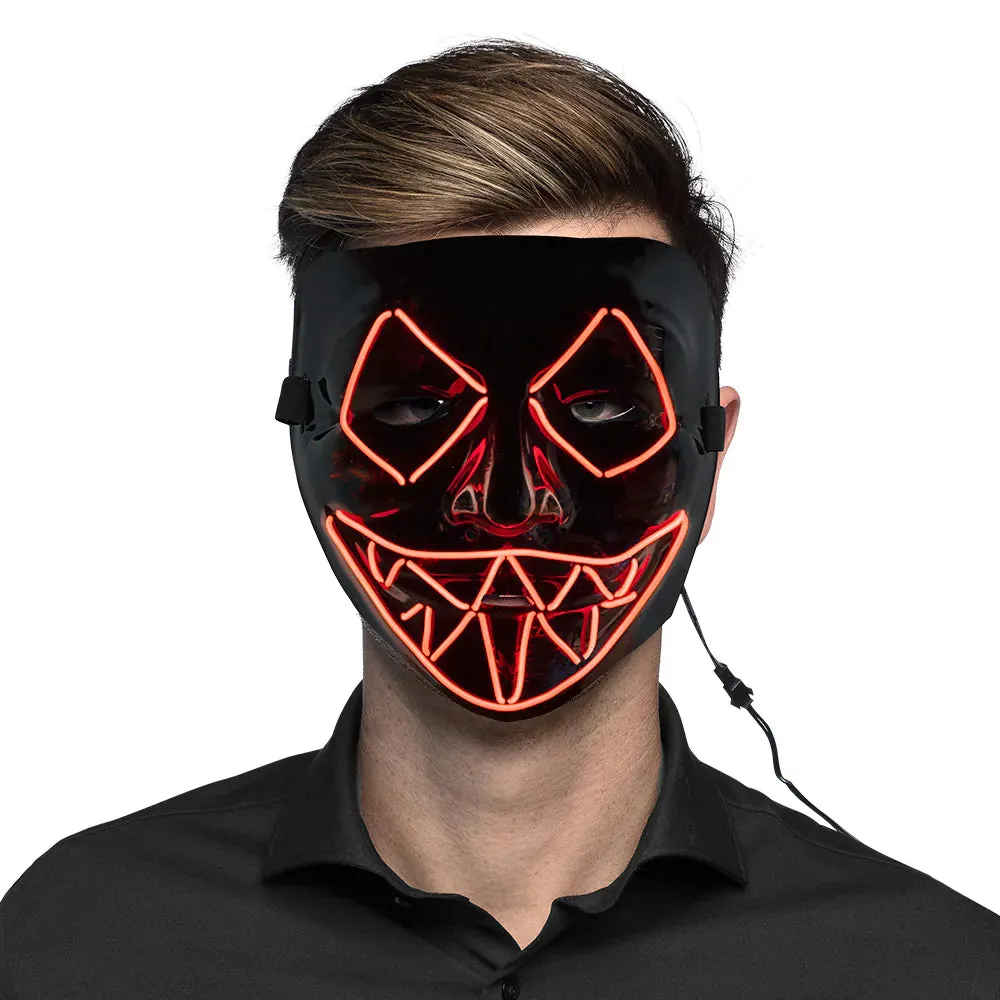 Adult Red Led Killer Smile Mask