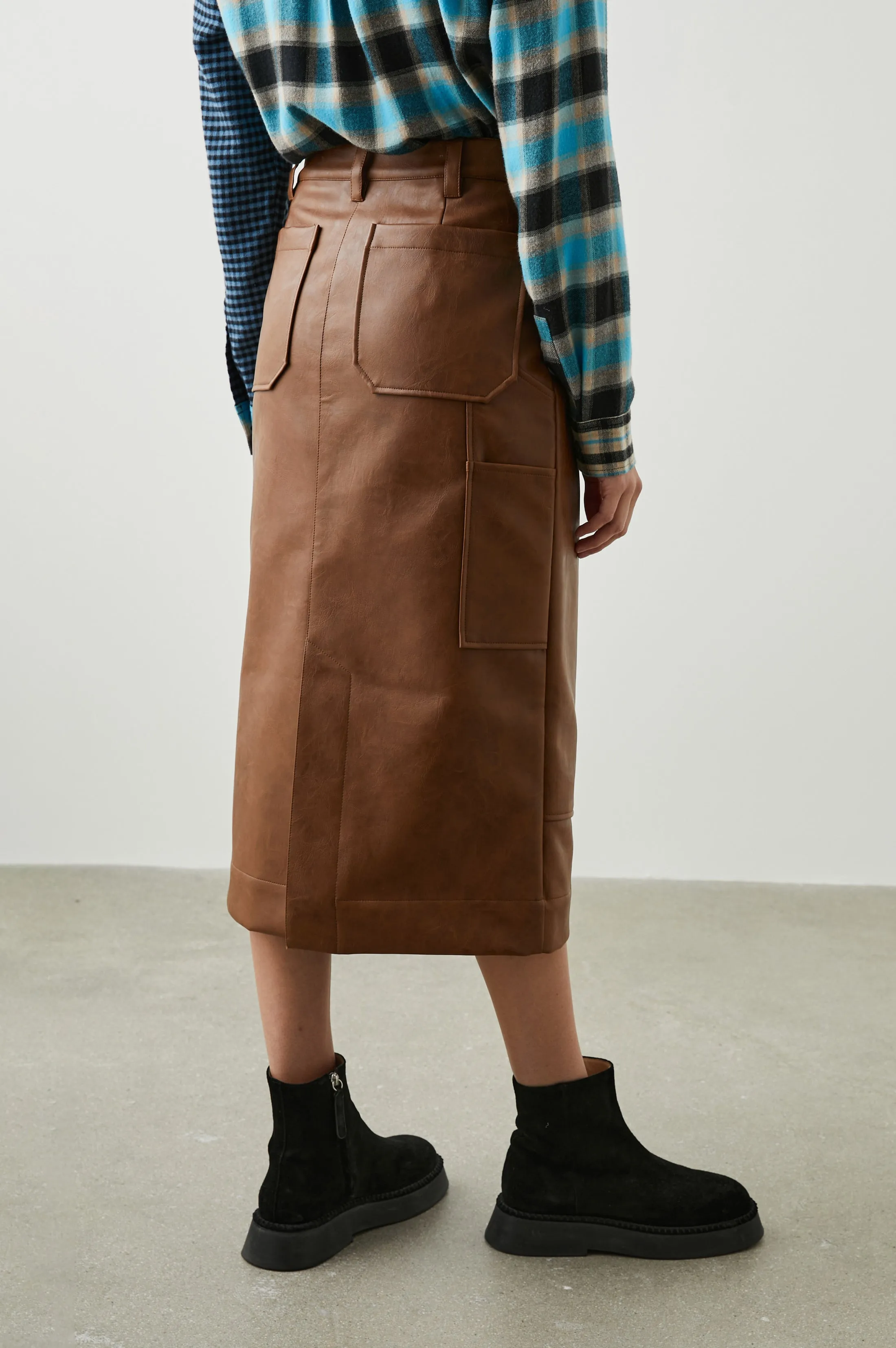 AMOS SKIRT - RUSSET