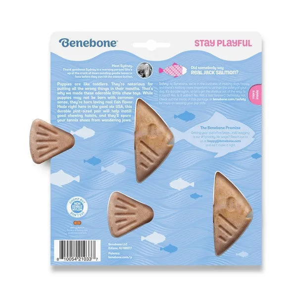 Benebone Puppy 2-Pack Fishbone Jack Salmon Flavour