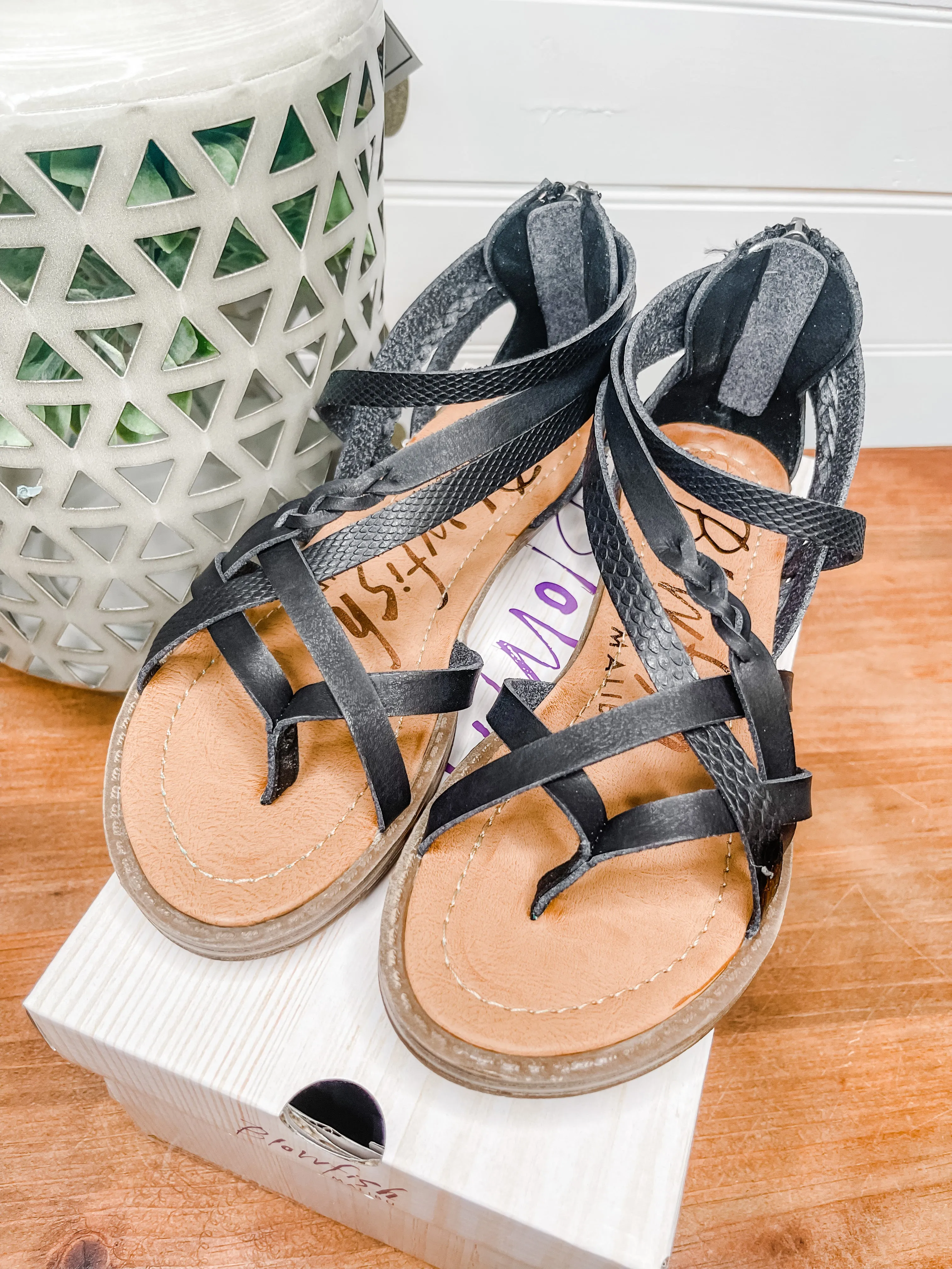 Brooke Slim Braid Sandals