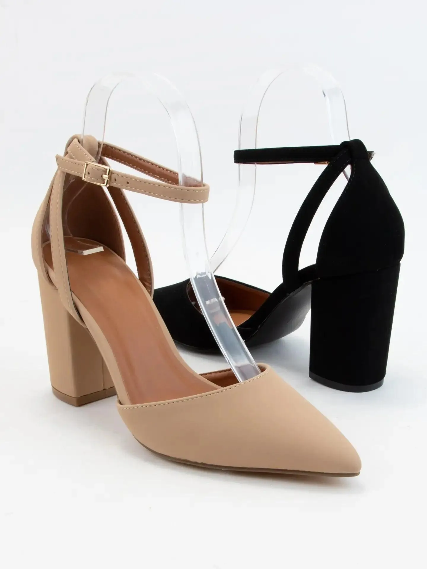 Closed Toe Block Heel