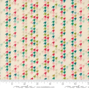 Cozy Wonderland - Houndstooth Party in Natural - 45598 11 - Half Yard