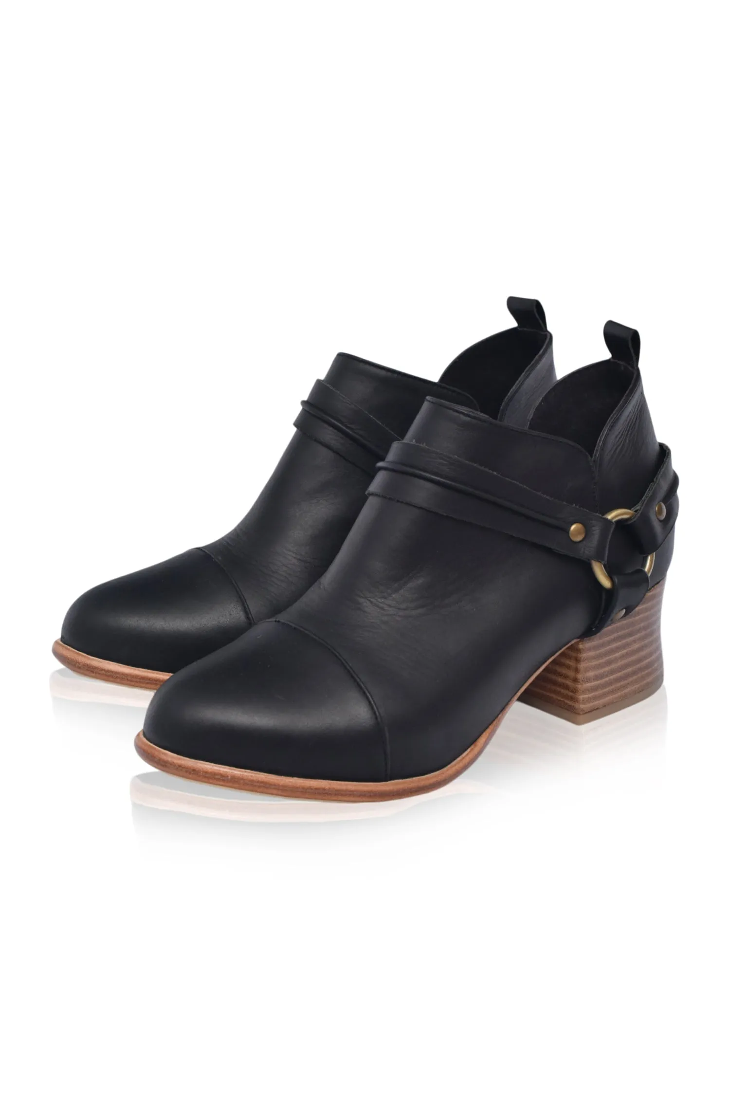 Dasha Low Ankle Booties (Sz. 9.5 & 12)