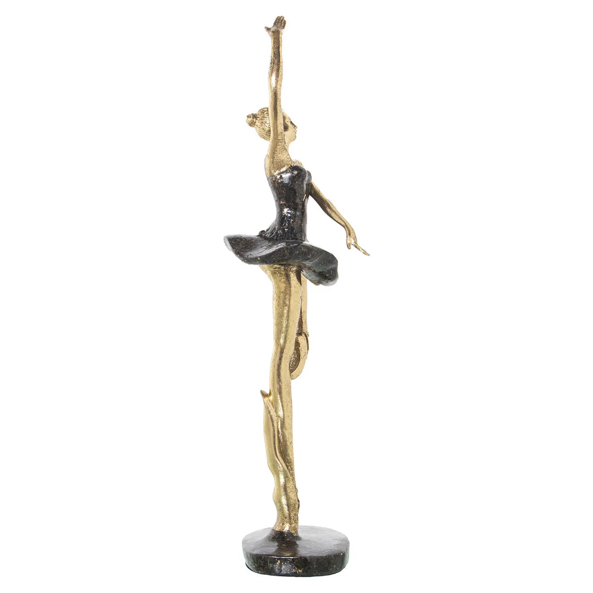 Decorative Figure Alexandra House Living Golden Plastic Ballerina 15 x 18 x 44 cm