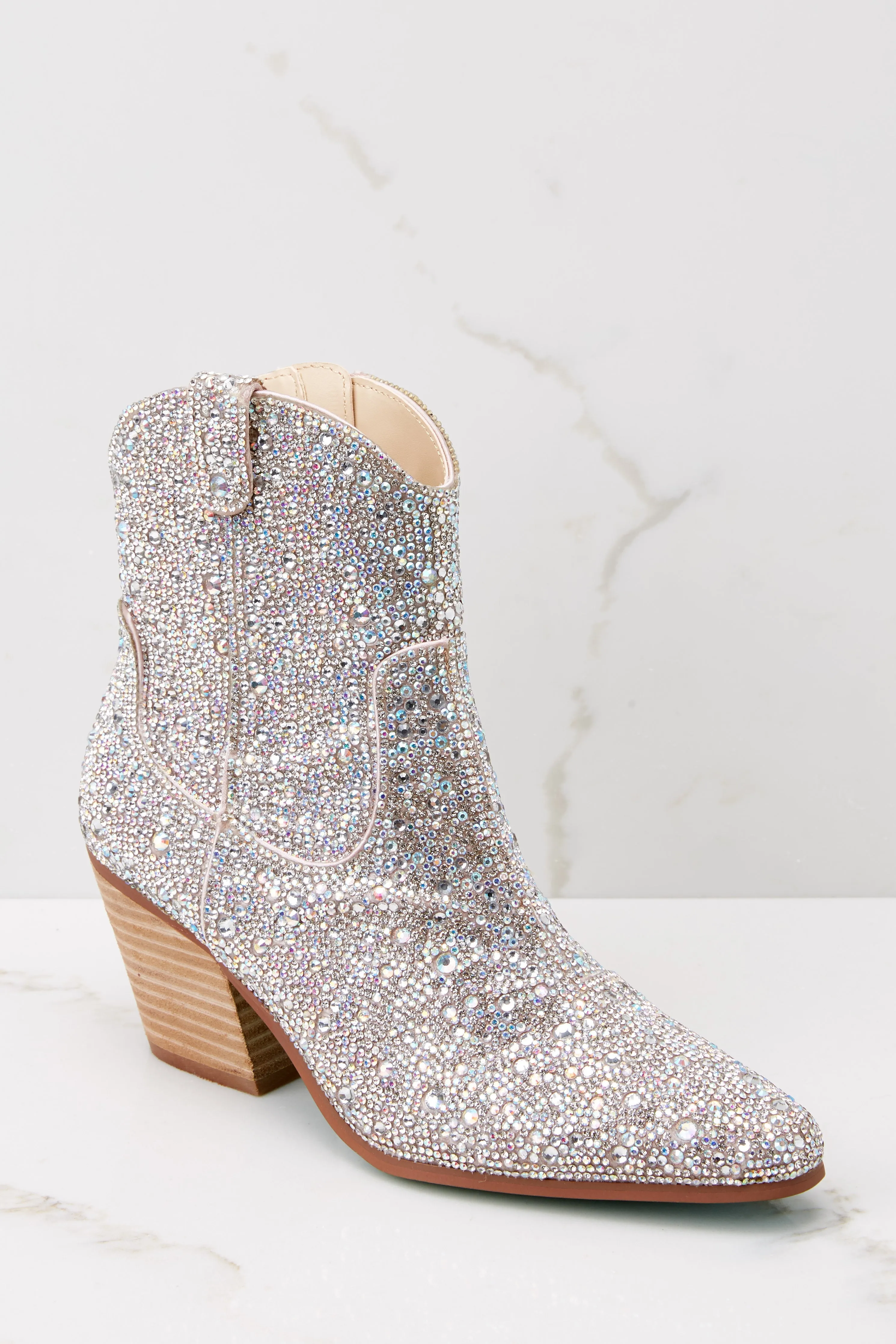 Diva Rhinestone Booties