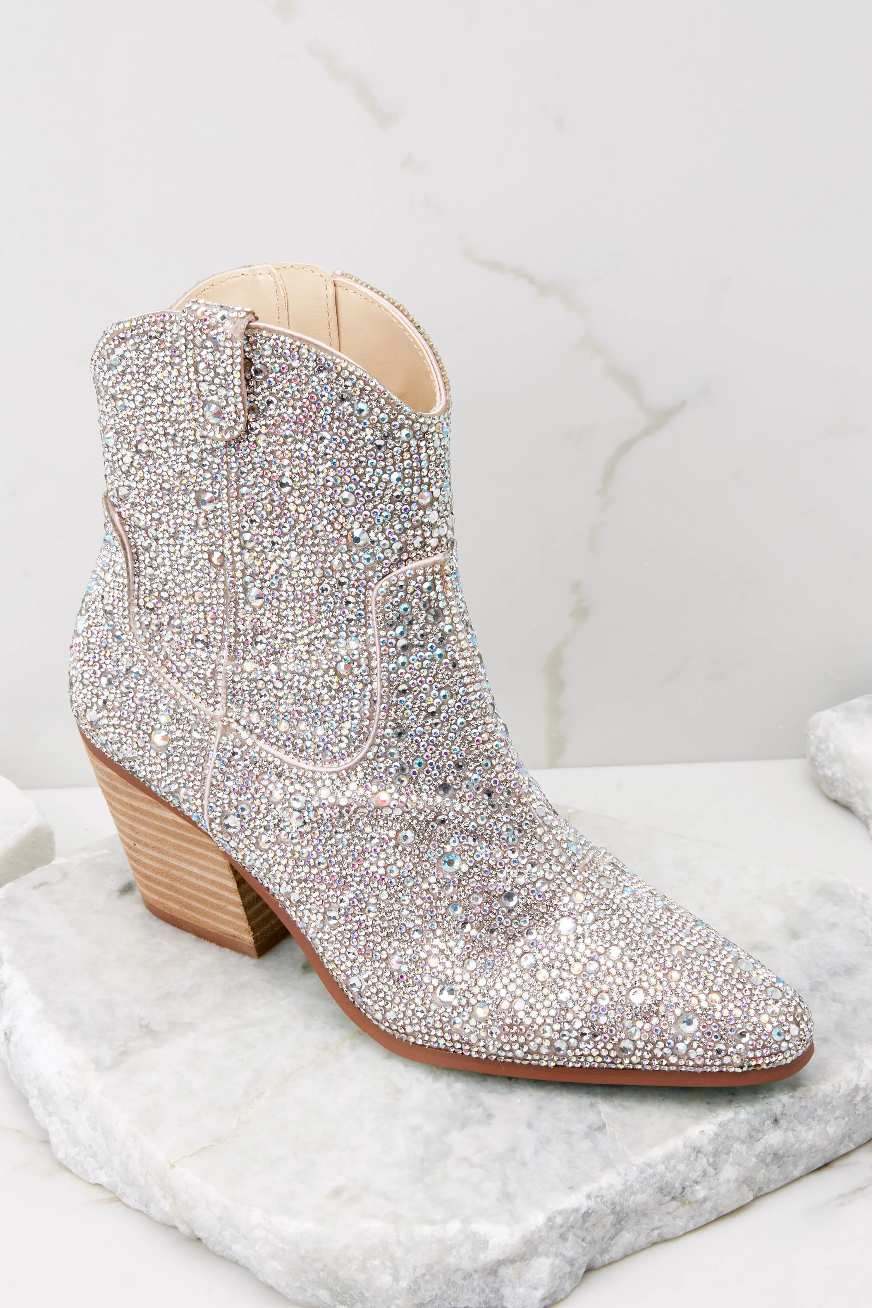 Diva Rhinestone Booties