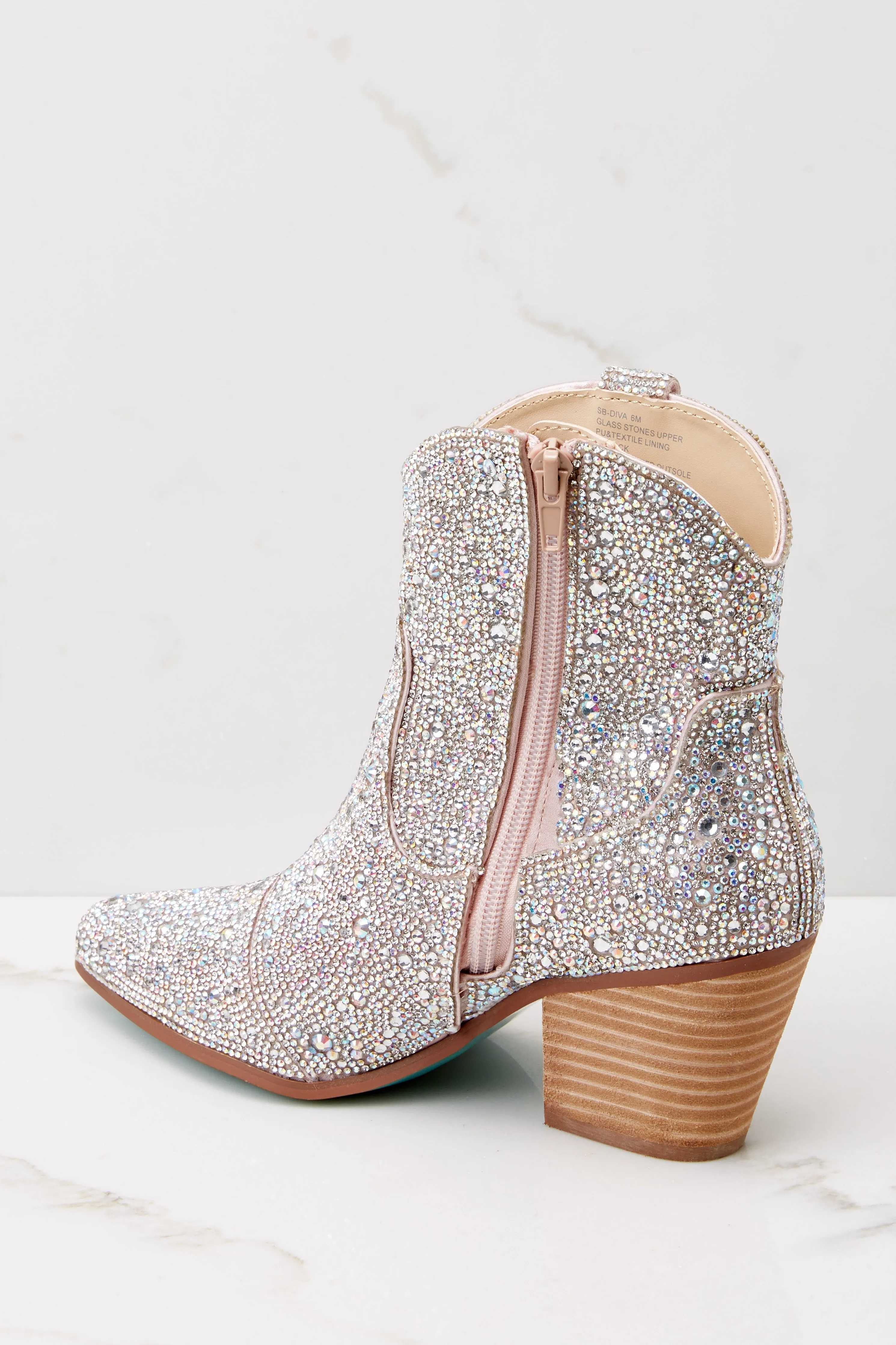 Diva Rhinestone Booties