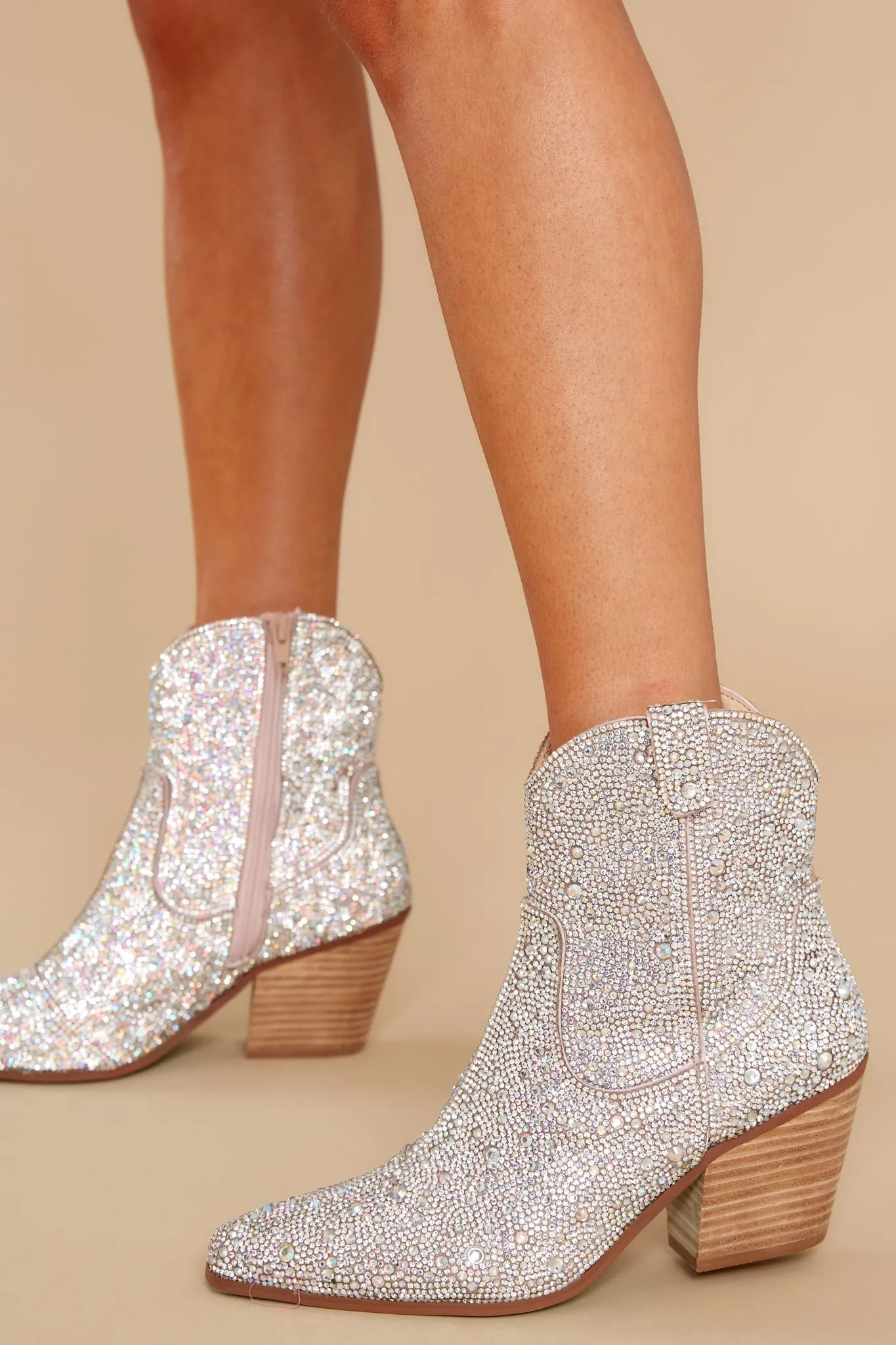 Diva Rhinestone Booties