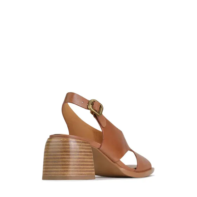 EOS -  Isadora Leather Sandal - Brandy