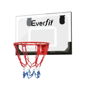 Everfit 23" Mini Basketball Hoop Backboard Door Wall Mounted Sports Kids Black