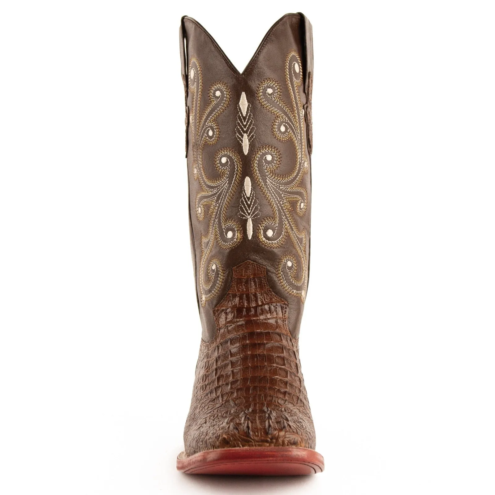 Ferrini Men's Stampede Cowhide Print Square Toe Boots 40393-23