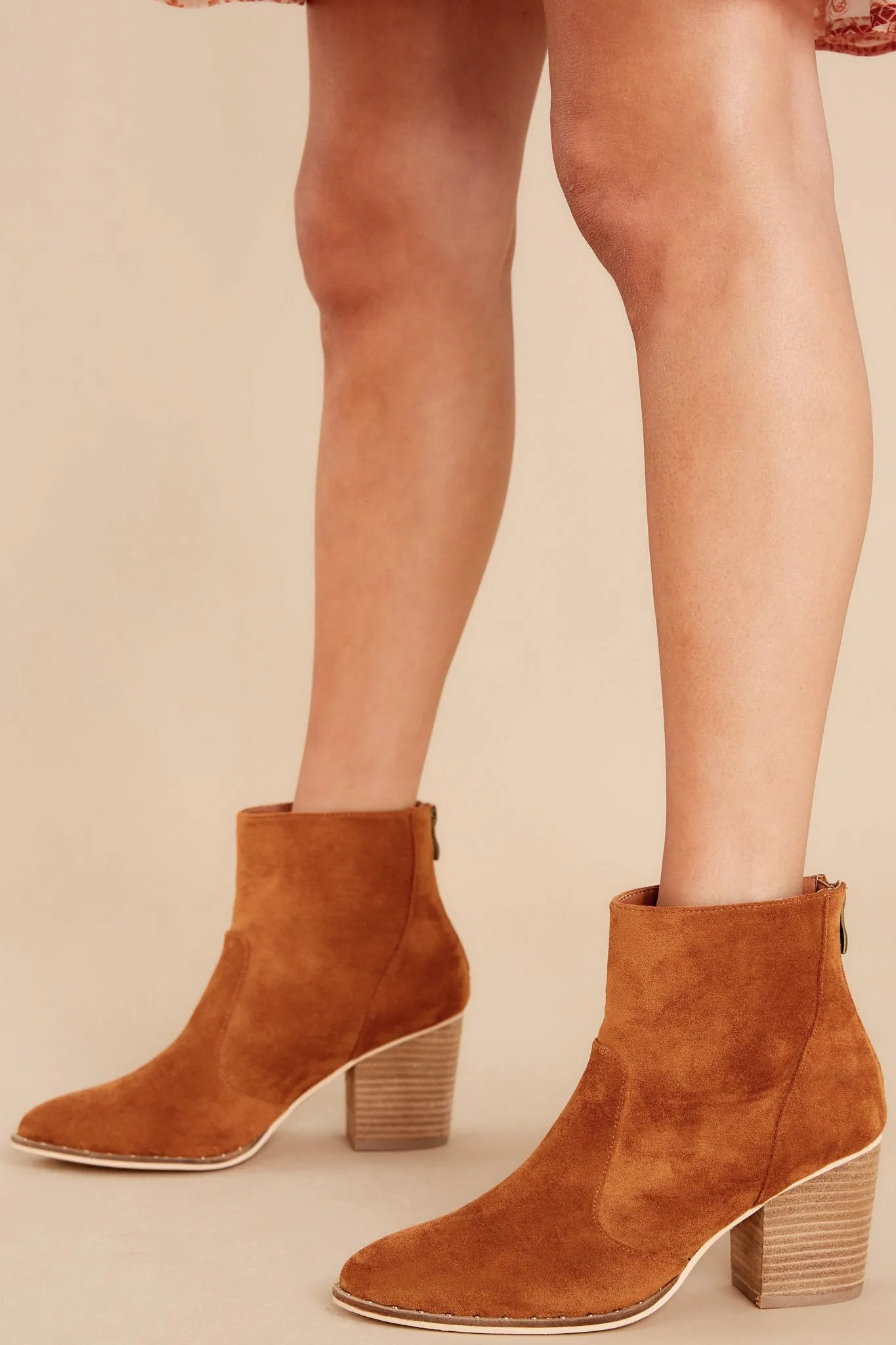 First Steps Camel Ankle Booties