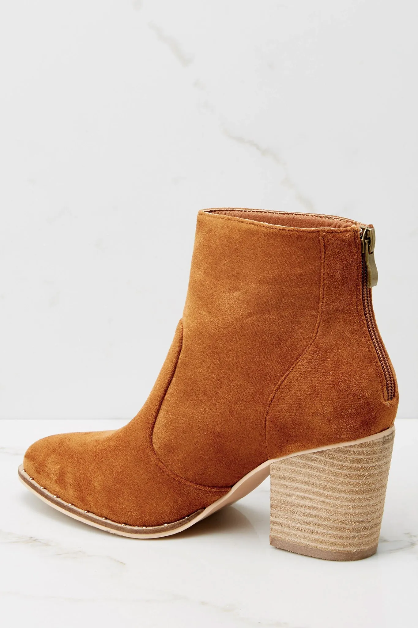 First Steps Camel Ankle Booties