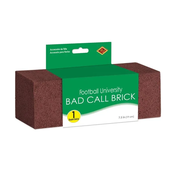 Football Bad Call Foam Brick | 1 ct