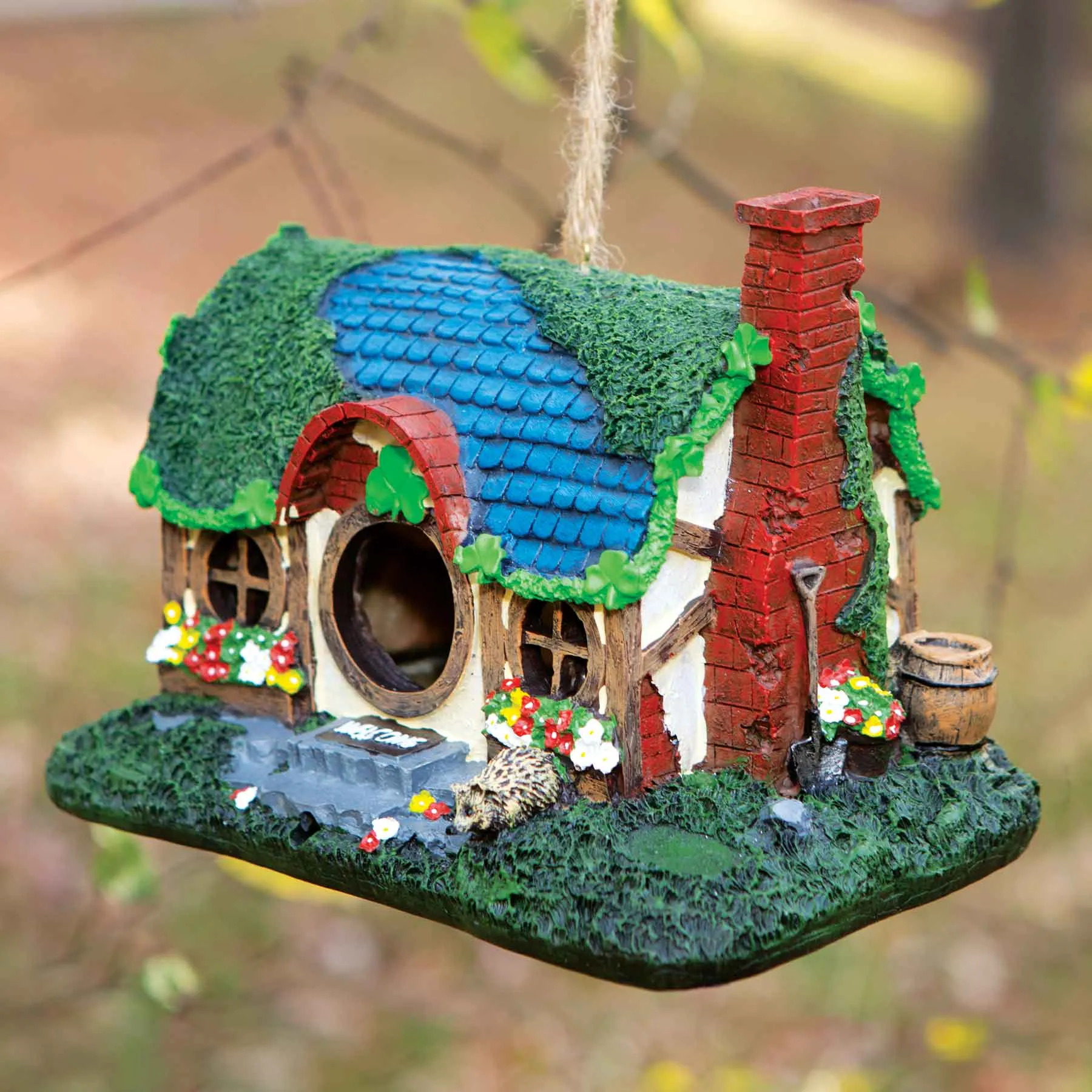 Irish Cottage Bird House