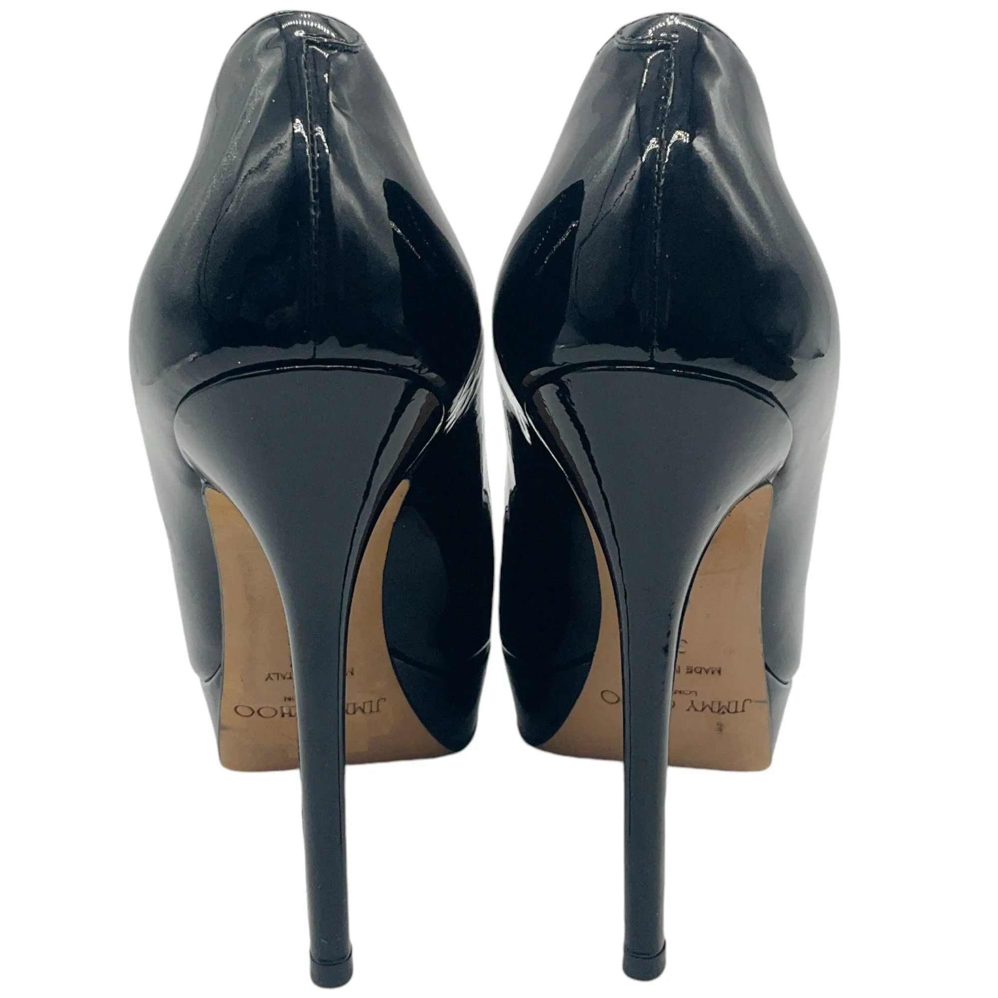 Jimmy Choo Black Patent Platform Pumps