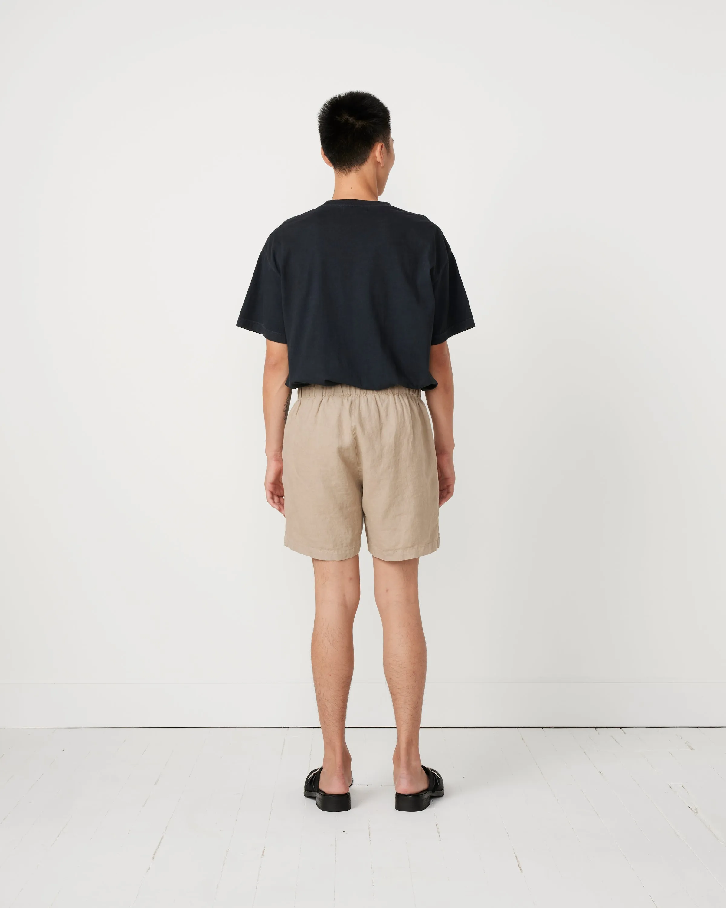 Linen Big SM Short in Desert