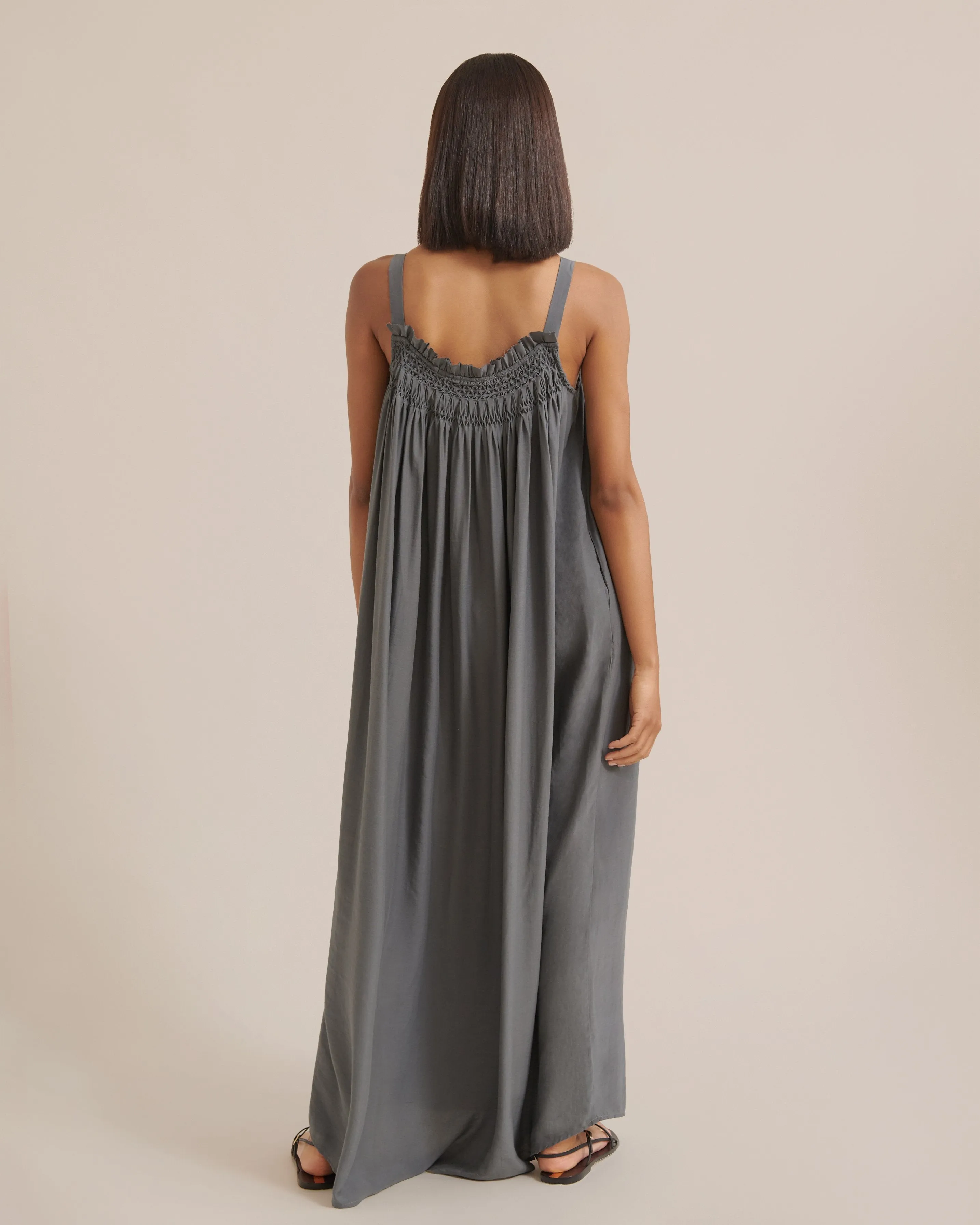 Matilda Sleeveless Smocked Maxi Dress