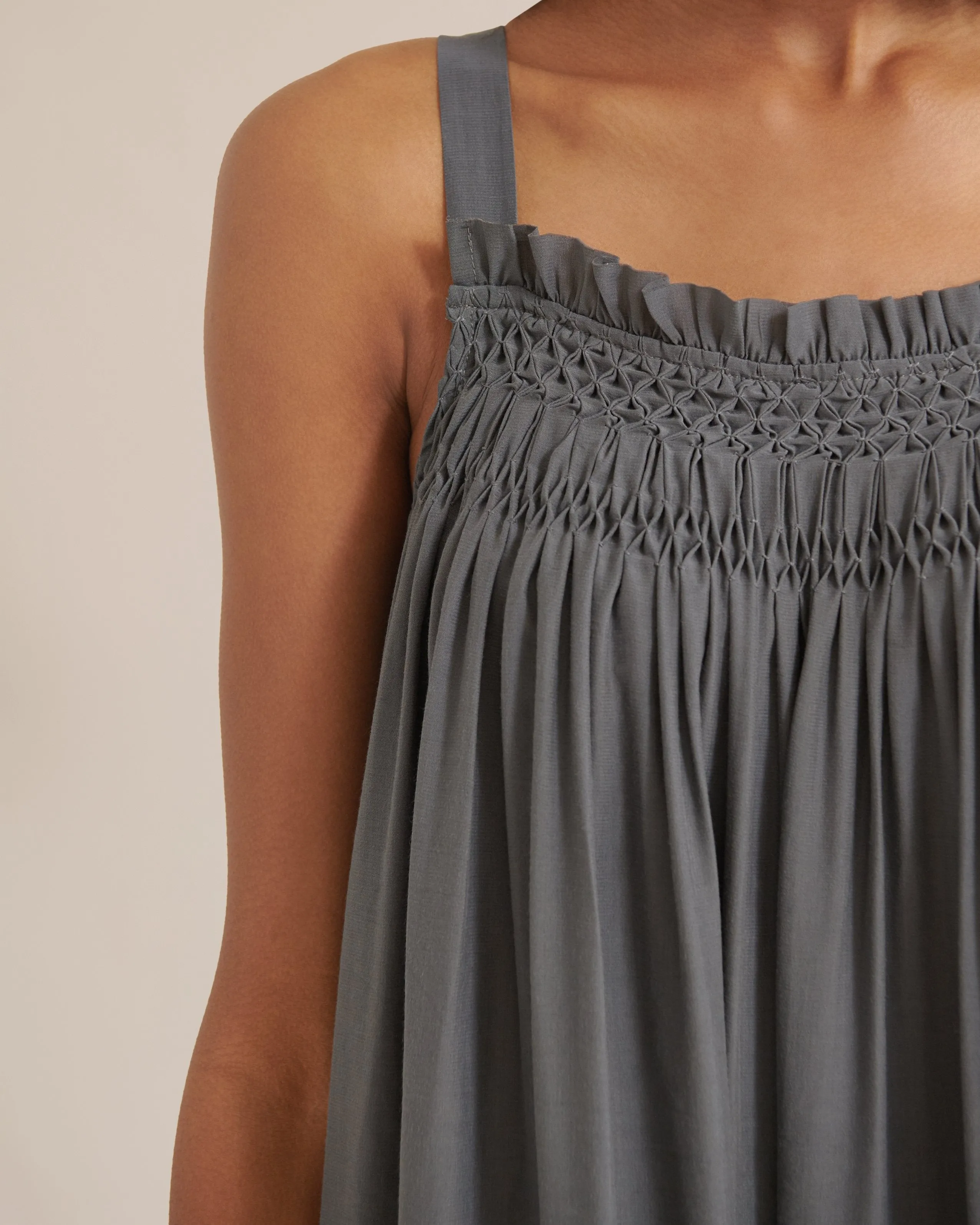 Matilda Sleeveless Smocked Maxi Dress