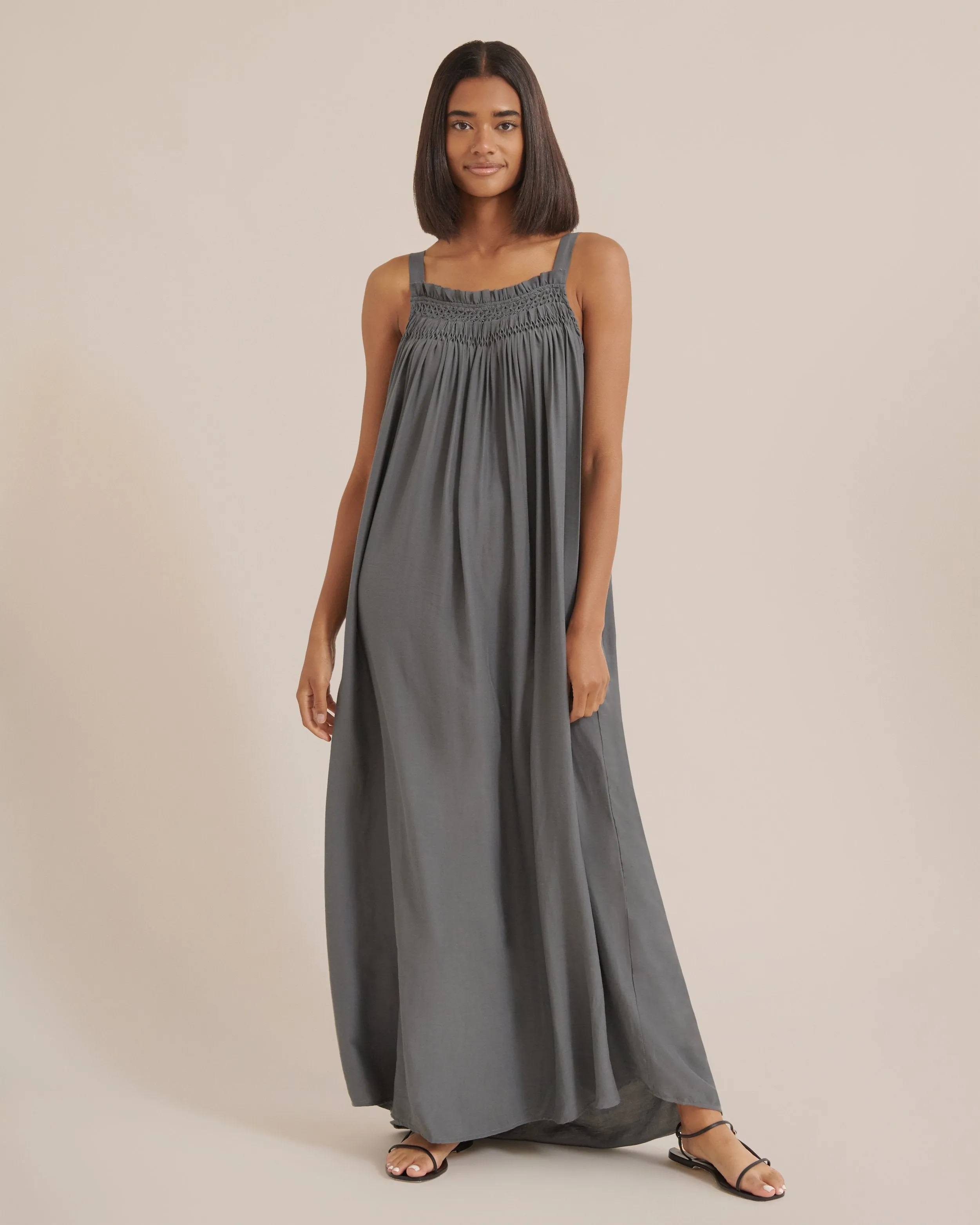 Matilda Sleeveless Smocked Maxi Dress