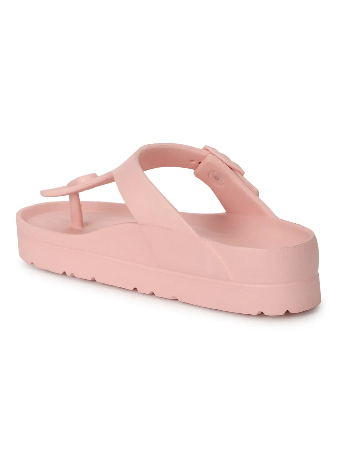 Pink PU Slip-On Flats (TC-RS3480-PNK)