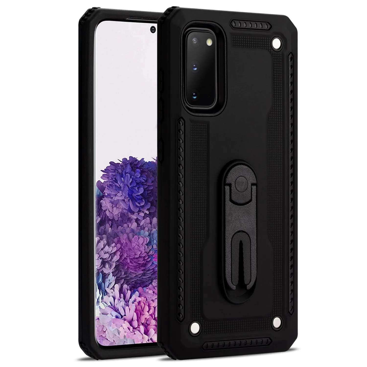 Samsung Galaxy S20 Case - Heavy-Duty, Kickstand/Air Vent Mount