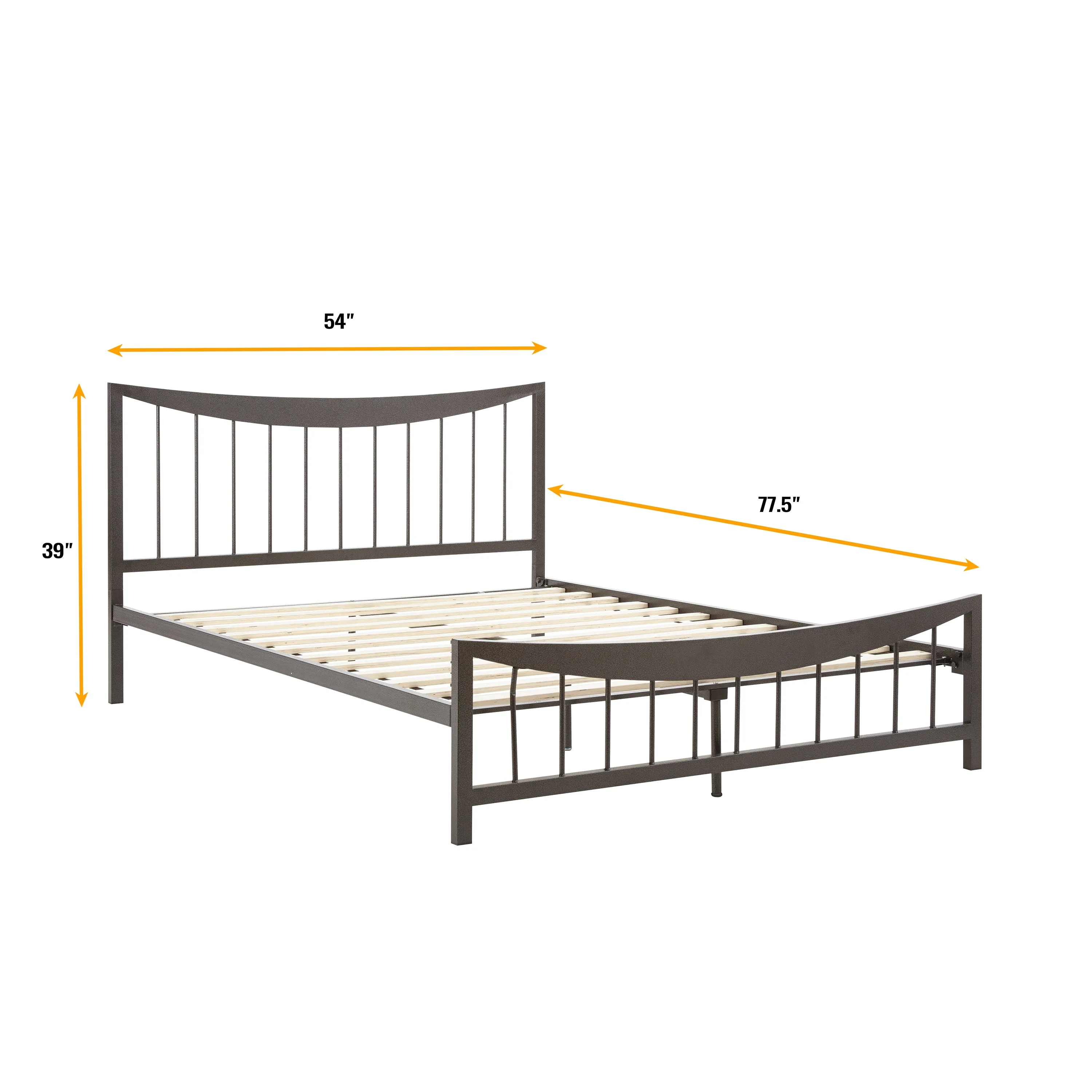 Sarah Metal Platform Bed