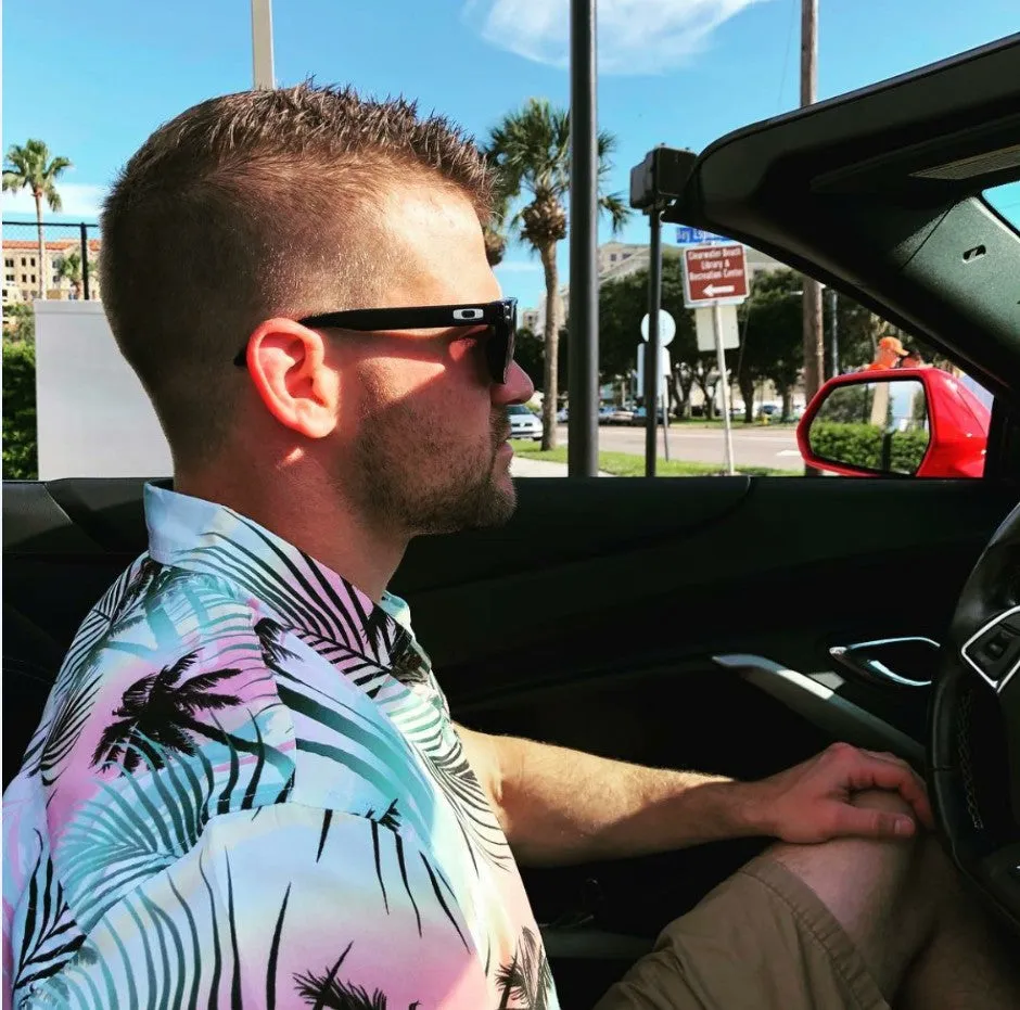 Sunset Palms Hawaiian Shirt