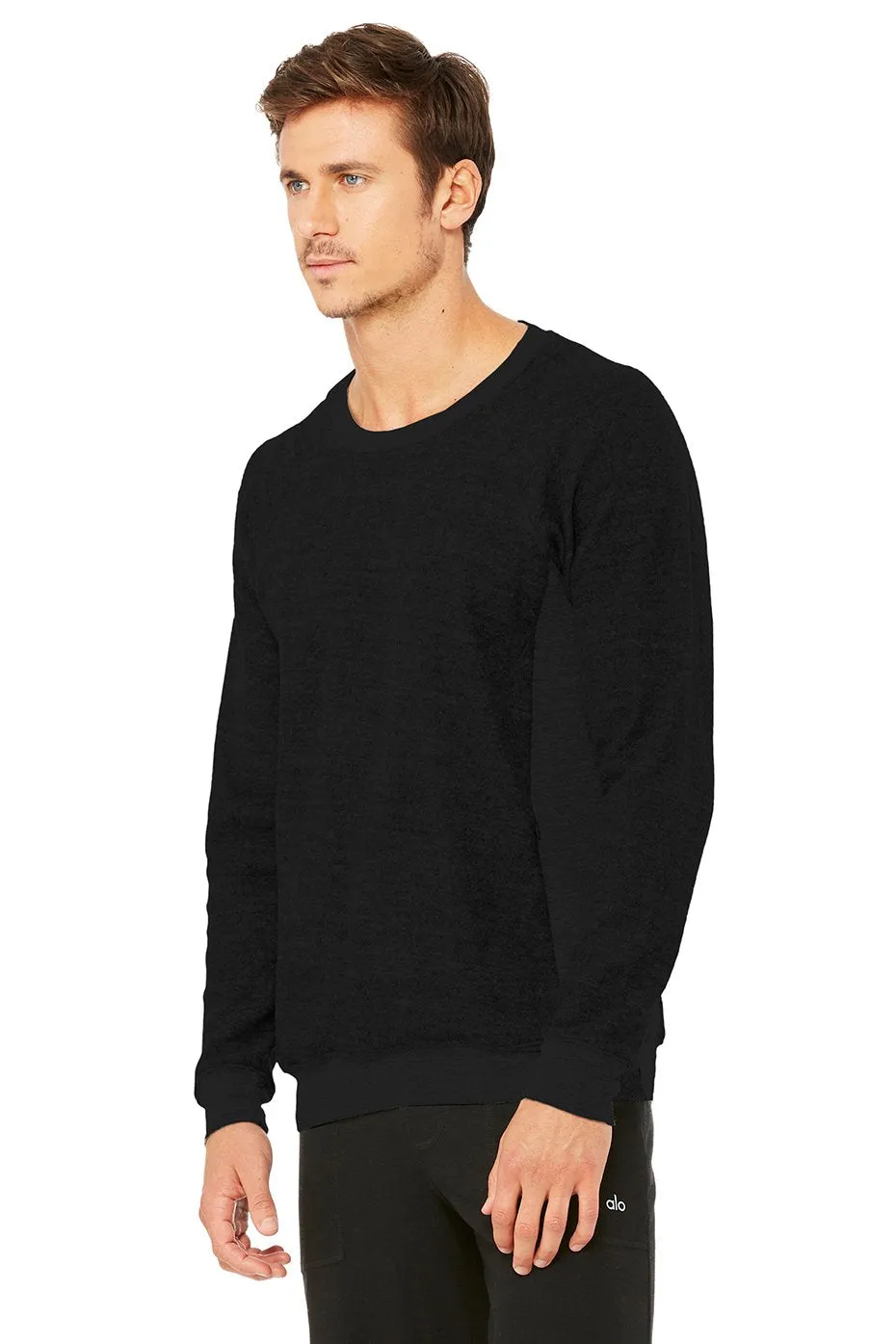 Triumph Crew Neck Sweatshirt - Solid Black Triblend