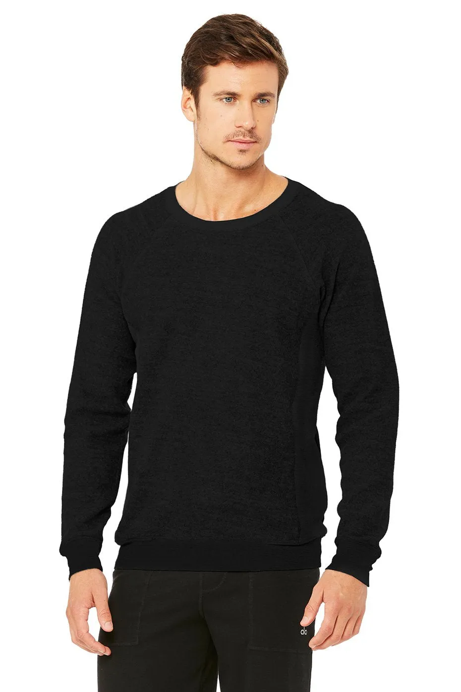 Triumph Crew Neck Sweatshirt - Solid Black Triblend