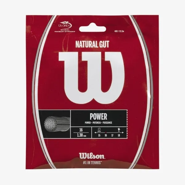 Wilson Natural Gut Tennis String  [WS]